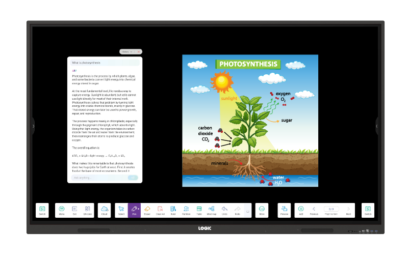 AI-powered interactive display converting sketches into detailed digital artwork
